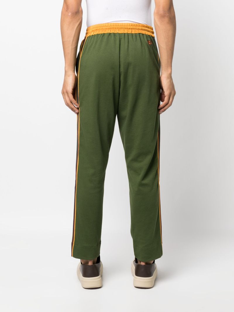 Green Logo-patch Track Pants