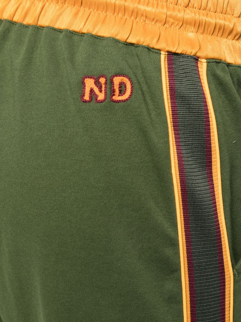 Green Logo-patch Track Pants