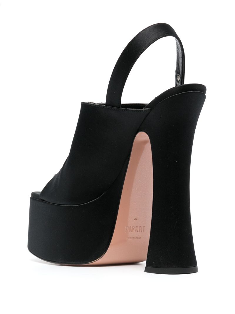 Black X X-elle 165 Platform Sandals