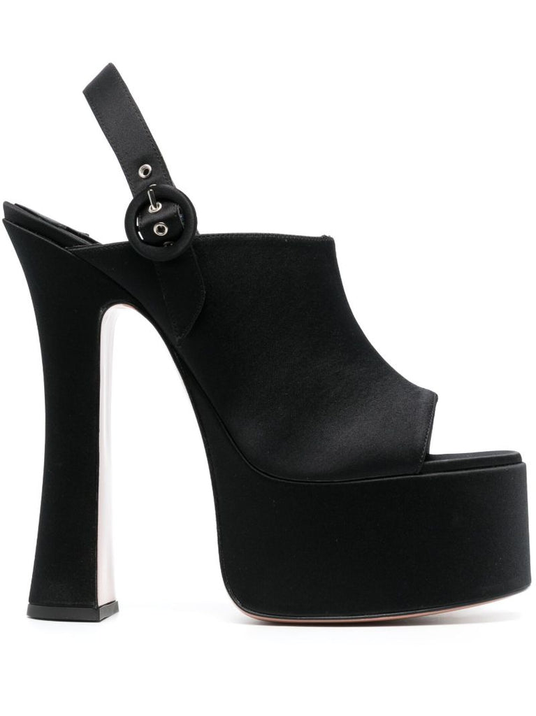 Black X X-elle 165 Platform Sandals