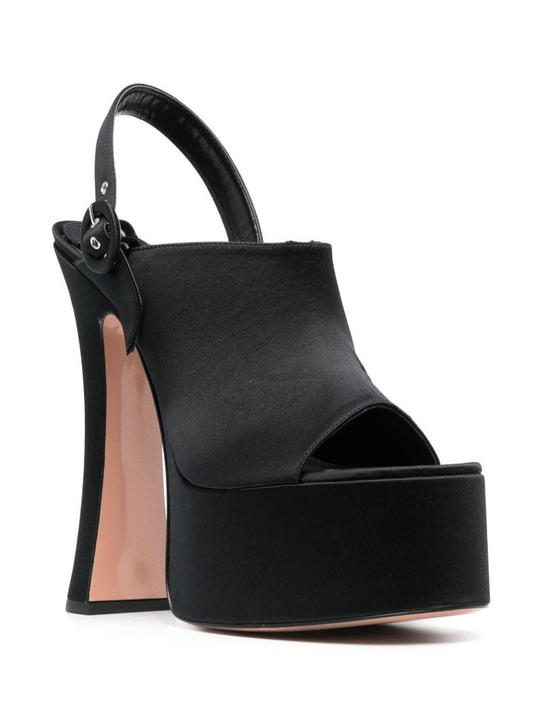 Black X X-elle 165 Platform Sandals
