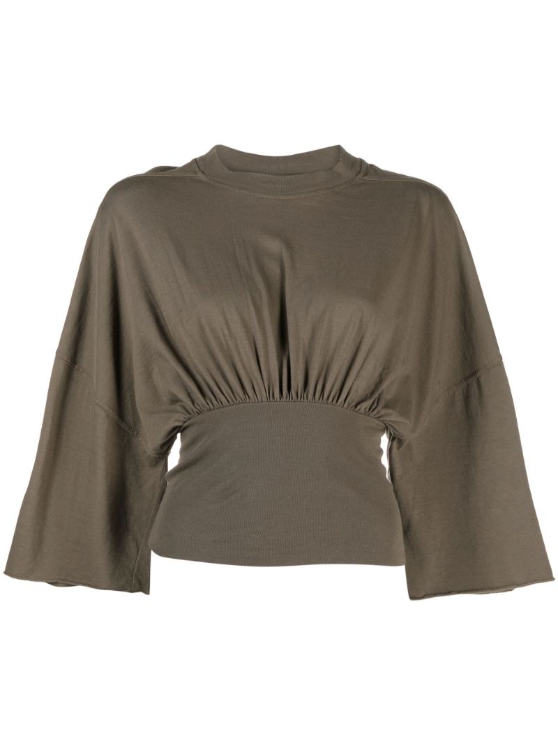 Neutral Tommy Gathered T-shirt