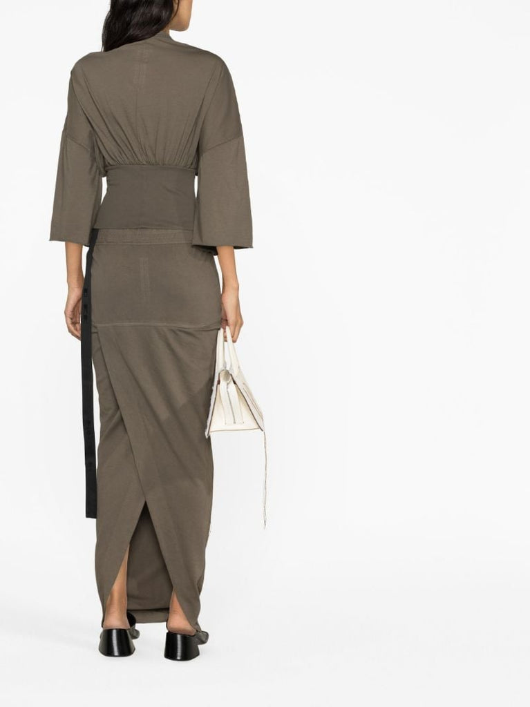 Neutral Tommy Gathered T-shirt