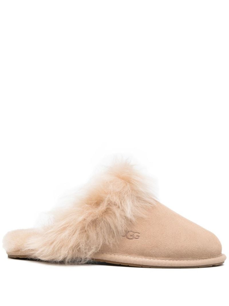 Neutral Scuff Sis Suede Slippers