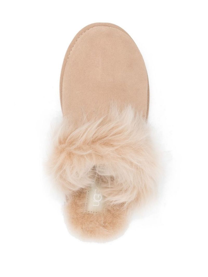 Neutral Scuff Sis Suede Slippers