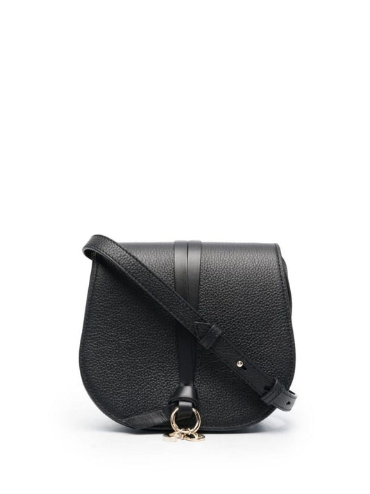 Black Leather Cross Body Bag