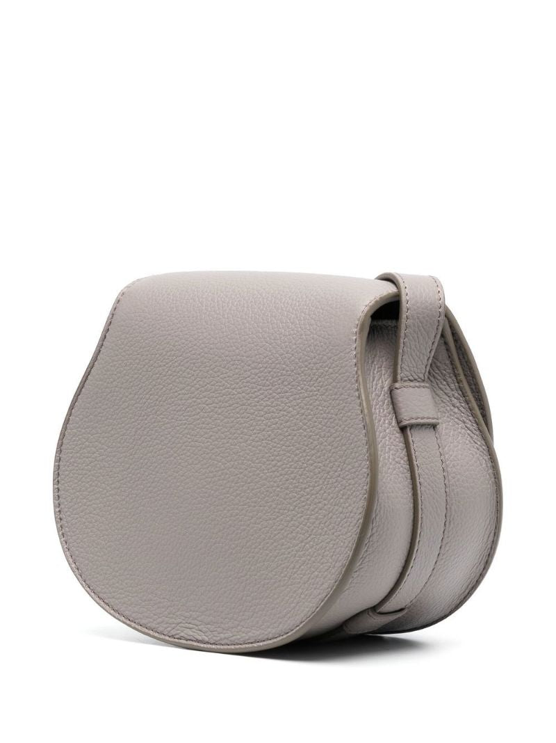 Grey Marcie Small Leather Cross Body Bag