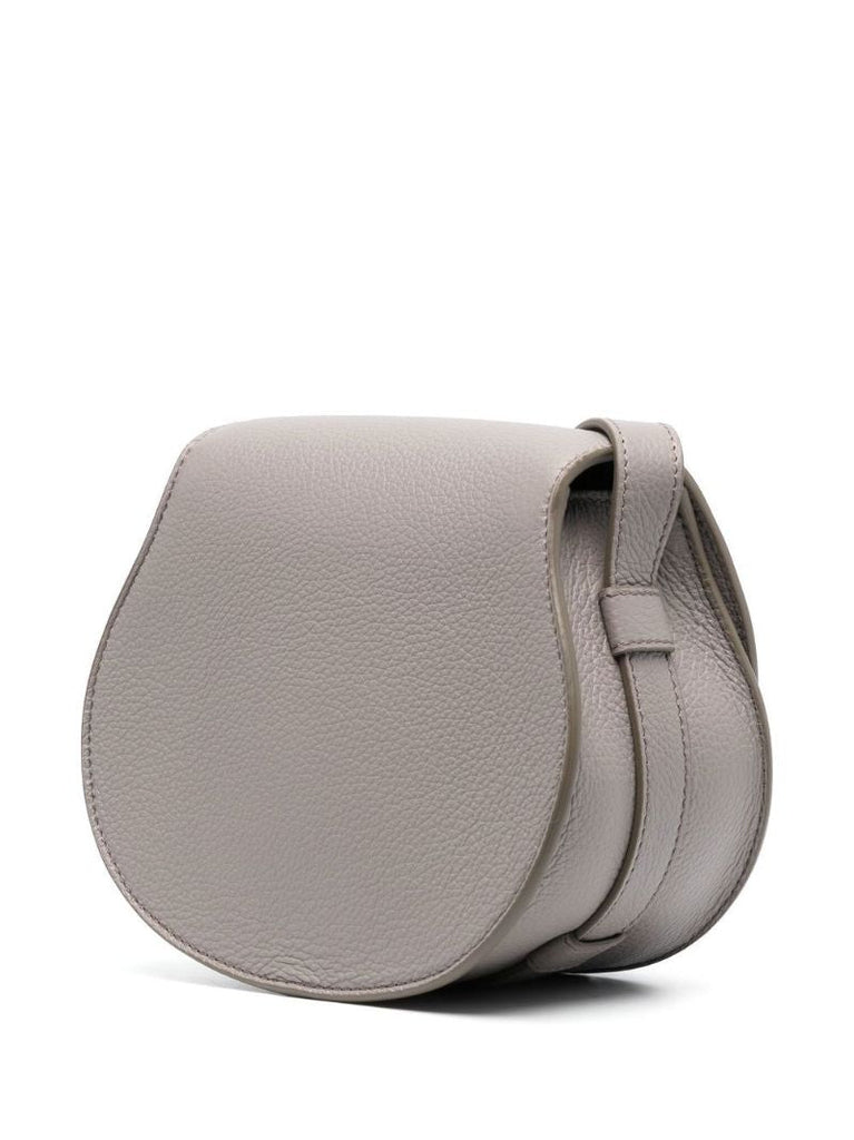 Grey Marcie Small Leather Cross Body Bag