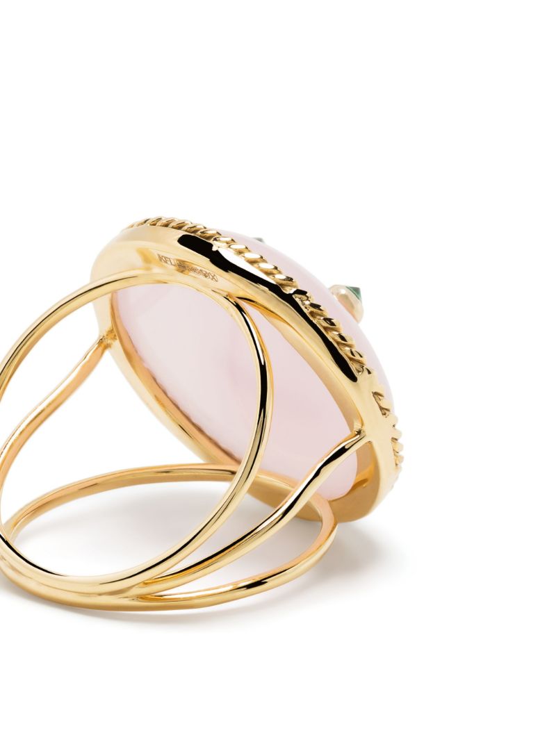 18k Yellow Gold Happy Ring