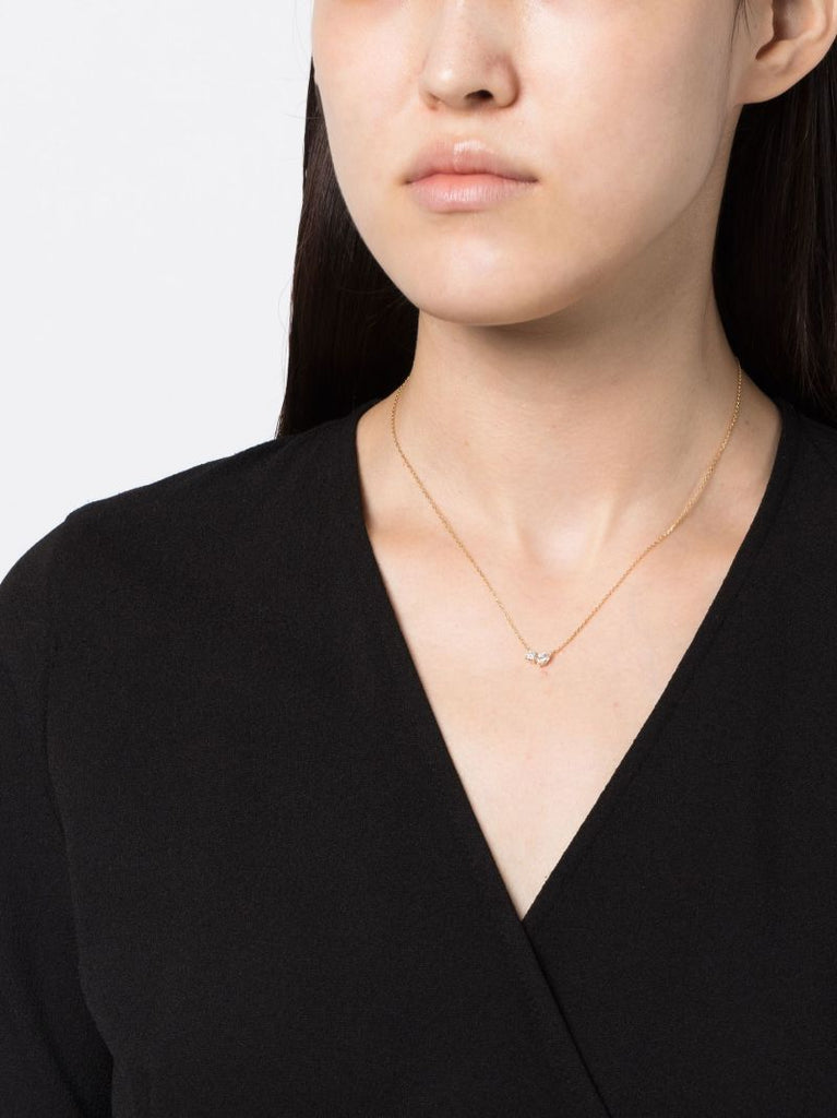 18k Yellow Gold Duo Diamond Necklace
