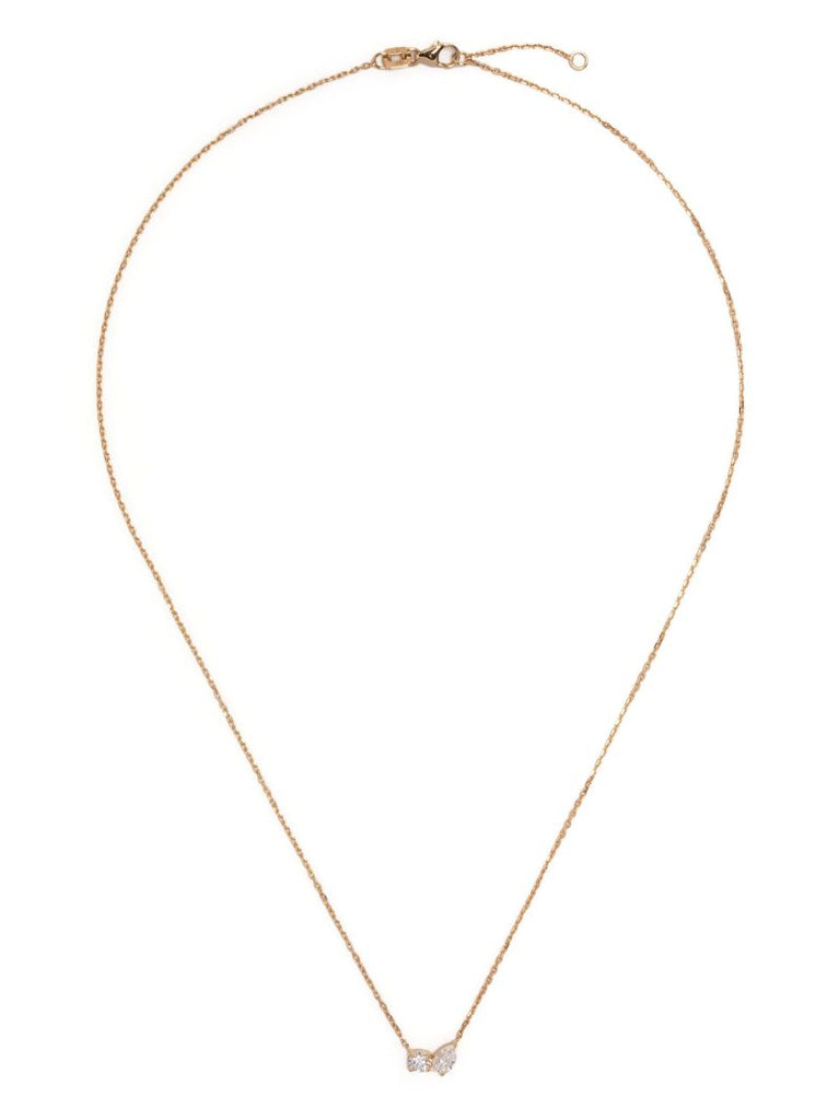 18k Yellow Gold Duo Diamond Necklace