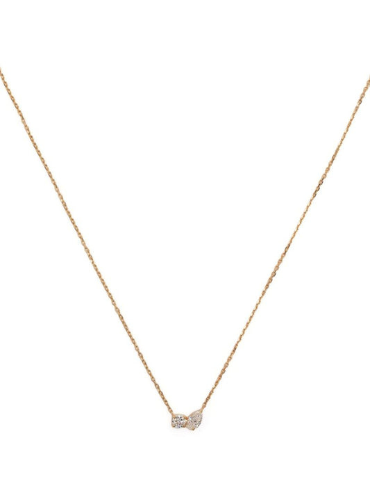 18k Yellow Gold Duo Diamond Necklace