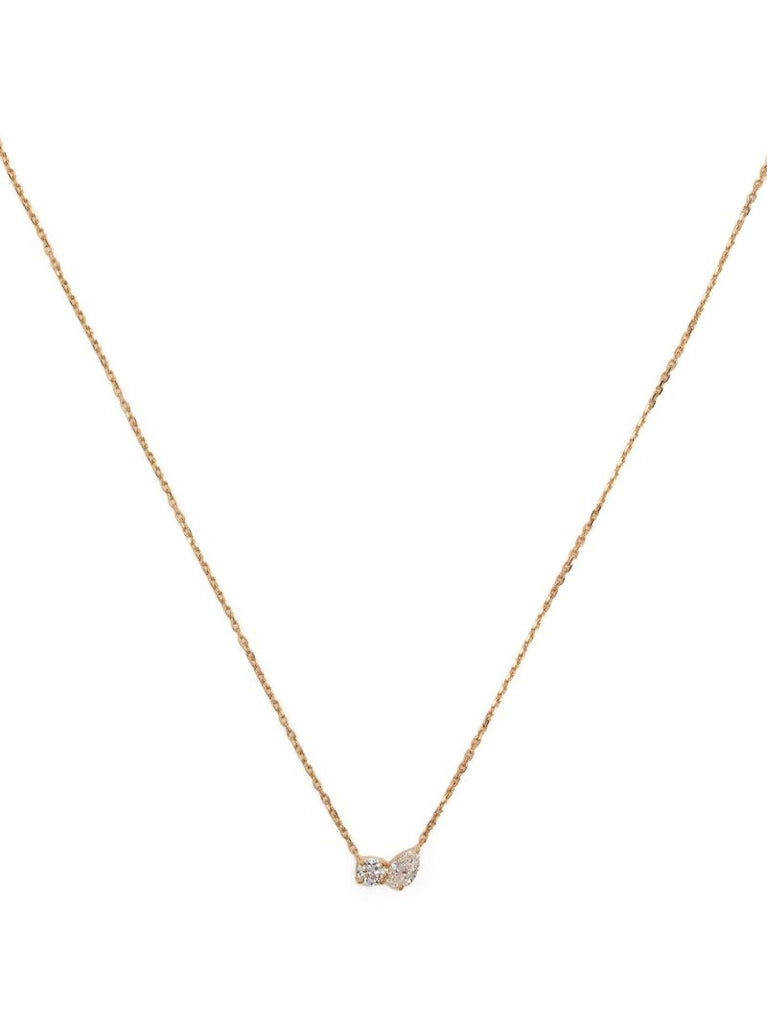 18k Yellow Gold Duo Diamond Necklace