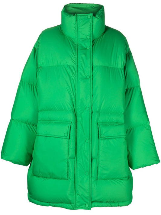 Green Edna Puffer Coat