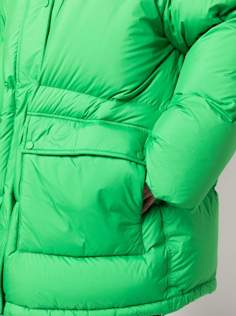 Green Edna Puffer Coat