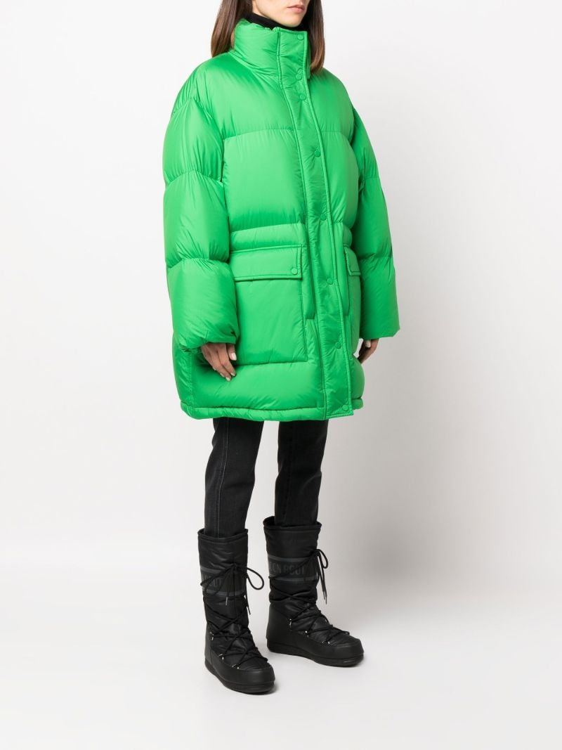 Green Edna Puffer Coat