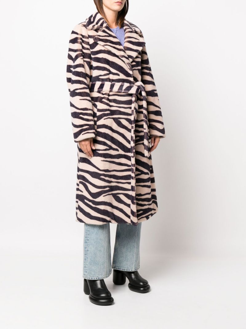 Neutral Winnie Faux Fur Coat