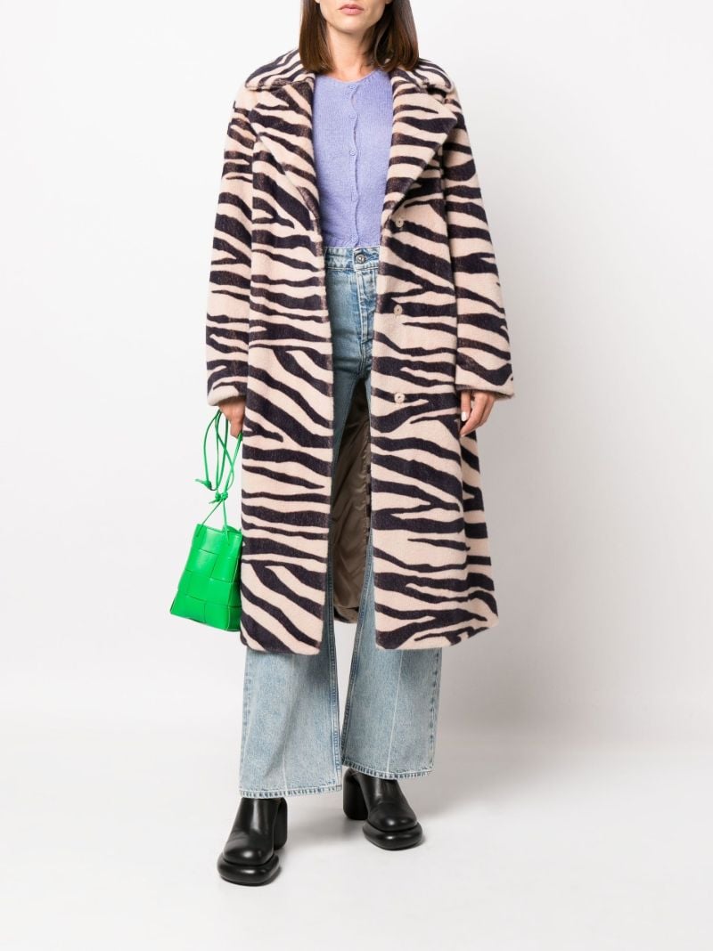 Neutral Winnie Faux Fur Coat