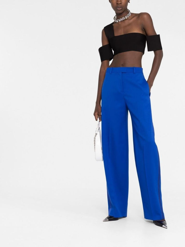 Black Off Shoulder Bandeau Top