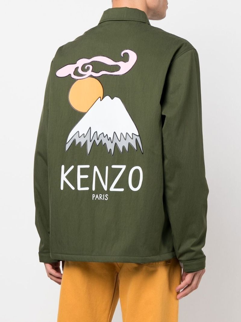 Green Paris Japan Coach Jacket