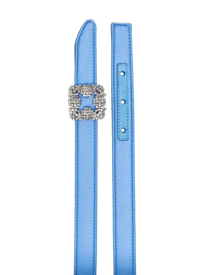 Blue Hangisi Leather Belt