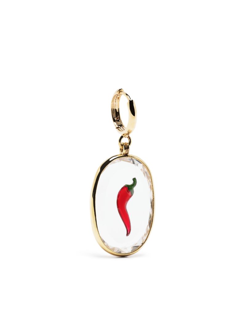 Yellow Gold Lucky Felfel Drop Earring