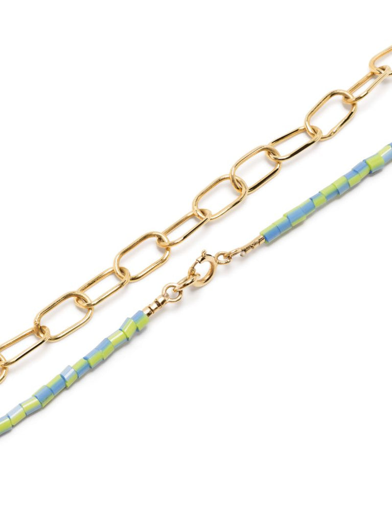 18k Yellow Gold Protection Pouch Pendant Necklace