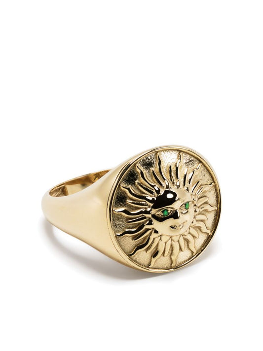 18k Yellow Gold Shams Ring