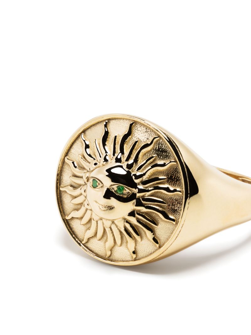 18k Yellow Gold Shams Ring