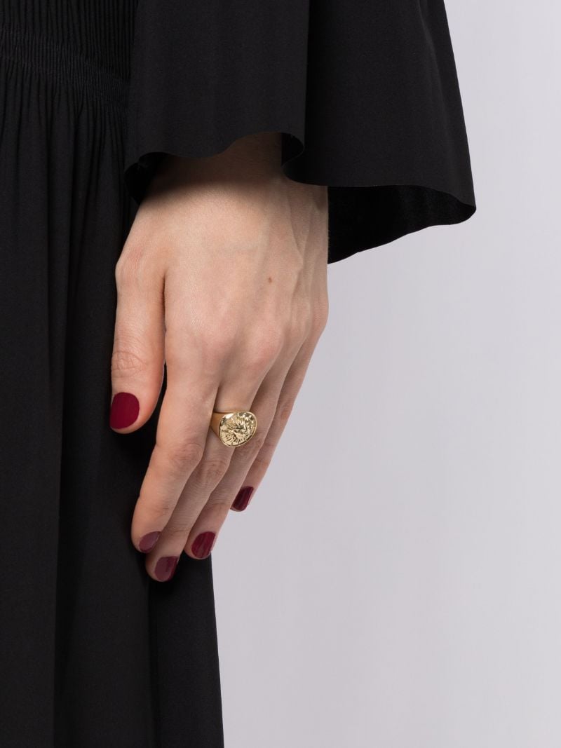 18k Yellow Gold Shams Ring