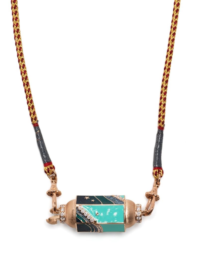 18k Yellow Gold Milky Way Diamond Necklace