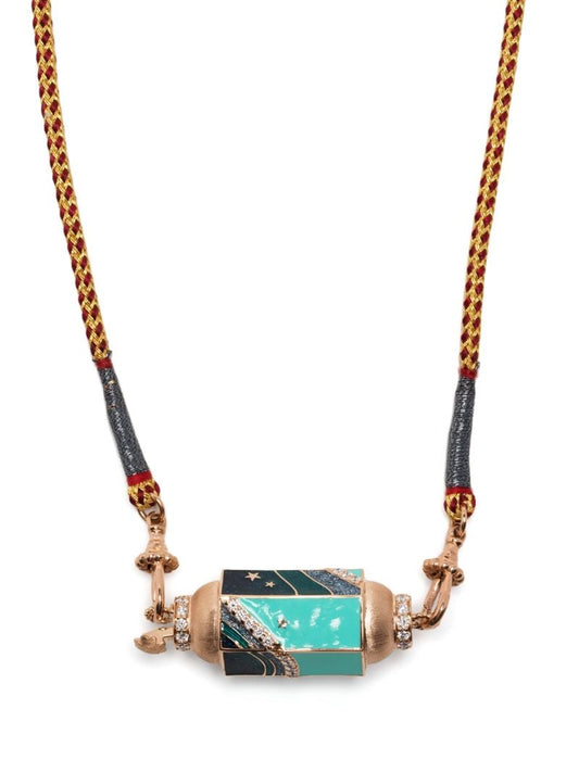 18k Yellow Gold Milky Way Diamond Necklace