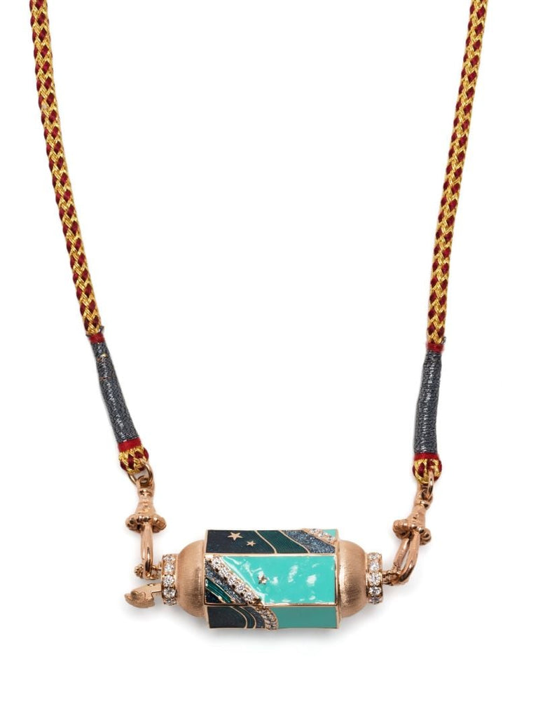 18k Yellow Gold Milky Way Diamond Necklace