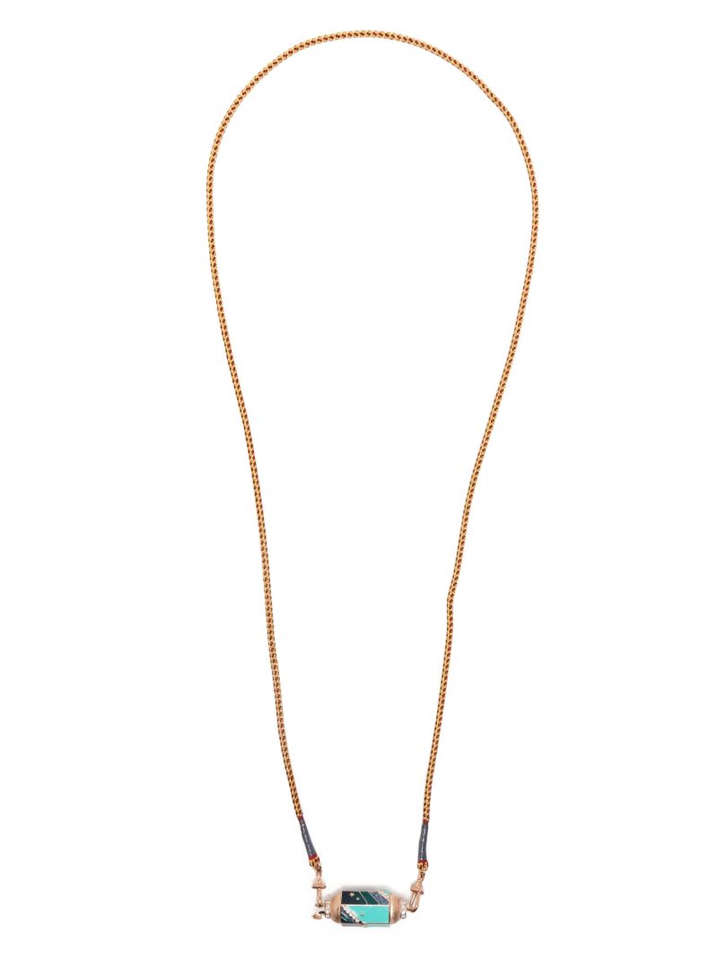 18k Yellow Gold Milky Way Diamond Necklace