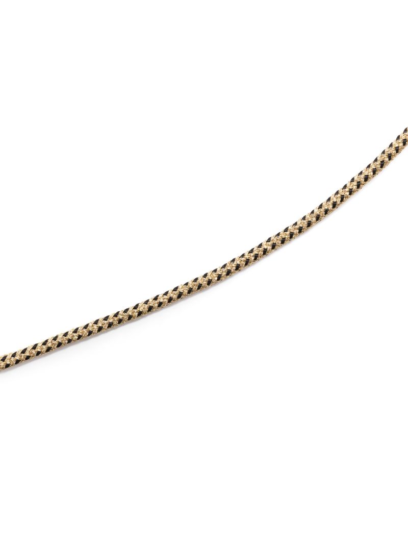 18k Yellow Gold Eye Protect Diamond Necklace