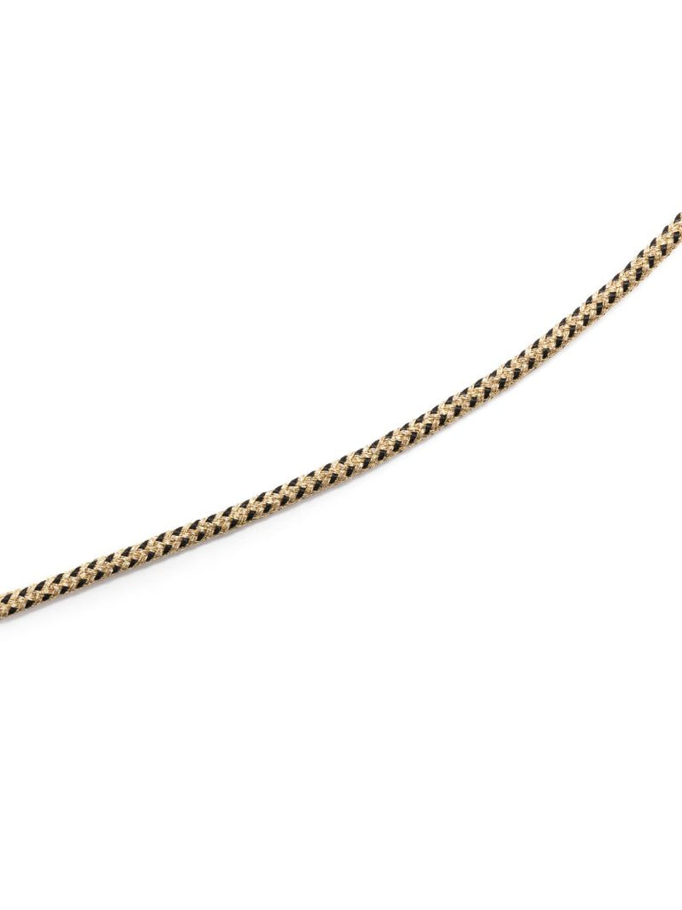 18k Yellow Gold Eye Protect Diamond Necklace
