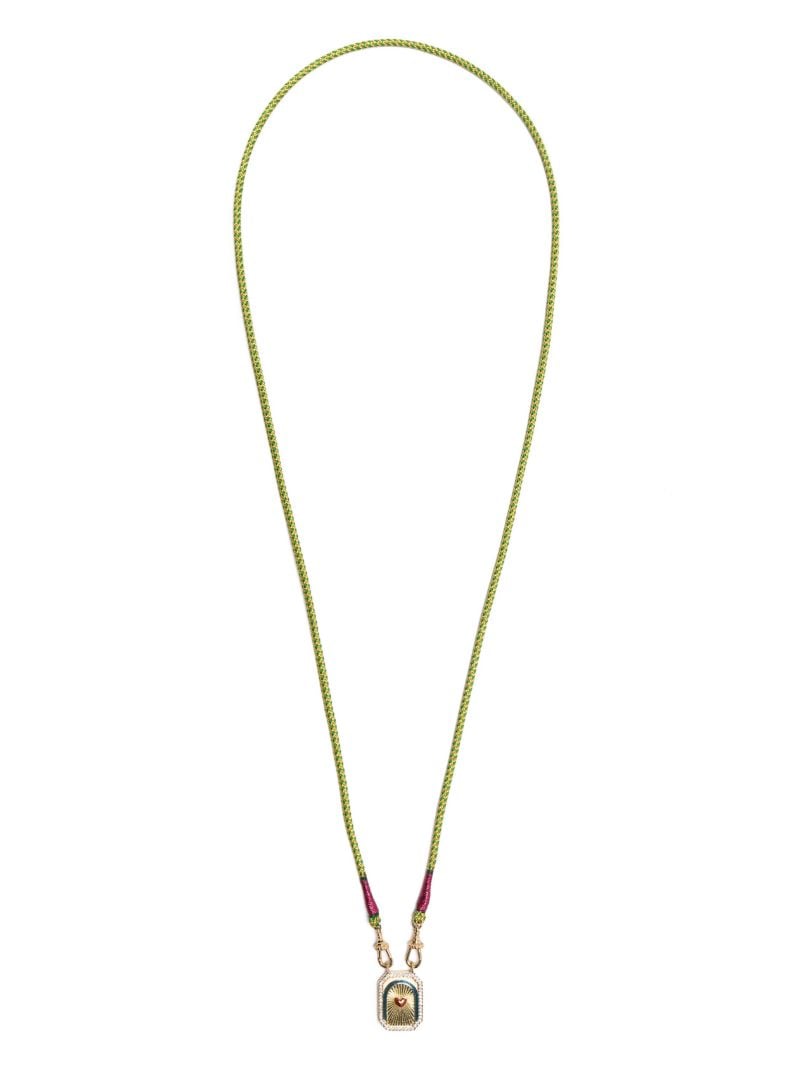18k Yellow Gold Heart Pendant Necklace