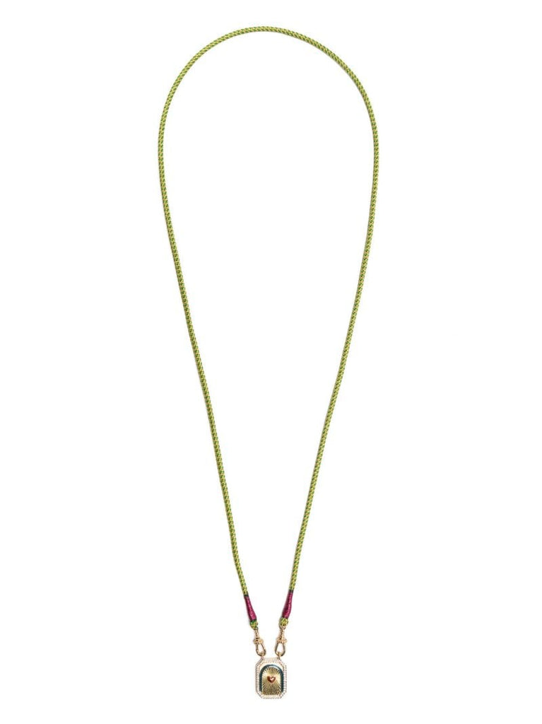 18k Yellow Gold Heart Pendant Necklace