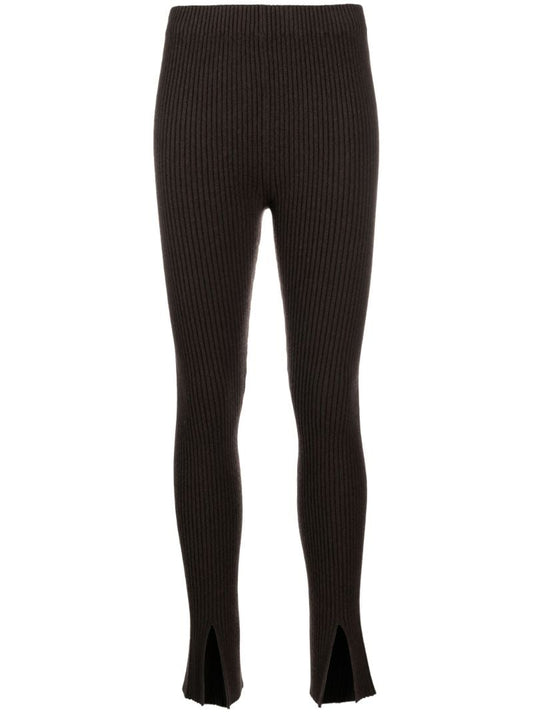 Black Sima Cashmere Skinny Trousers