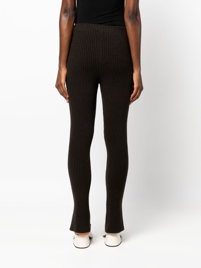 Black Sima Cashmere Skinny Trousers