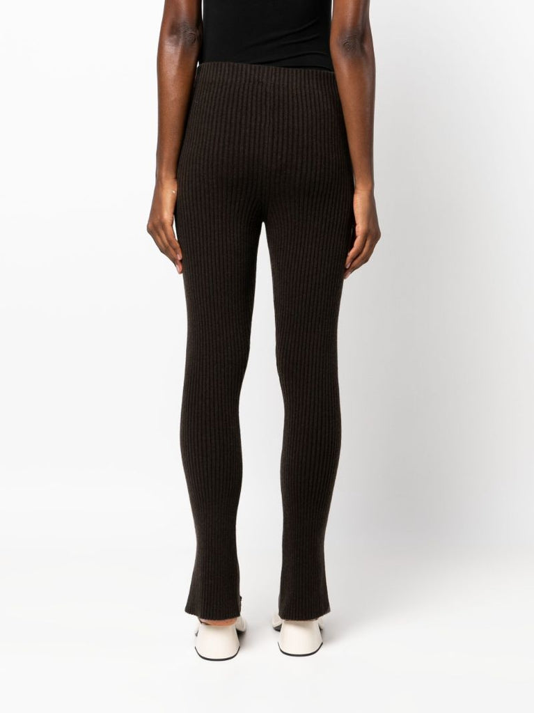 Black Sima Cashmere Skinny Trousers