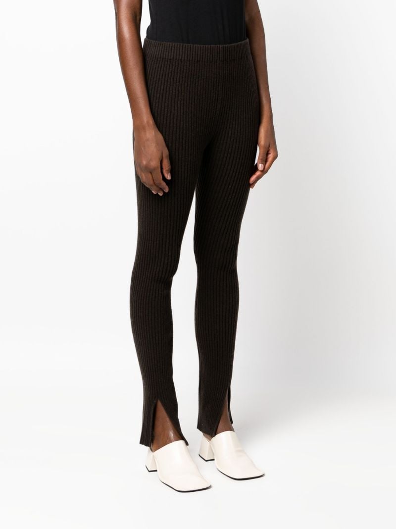 Black Sima Cashmere Skinny Trousers