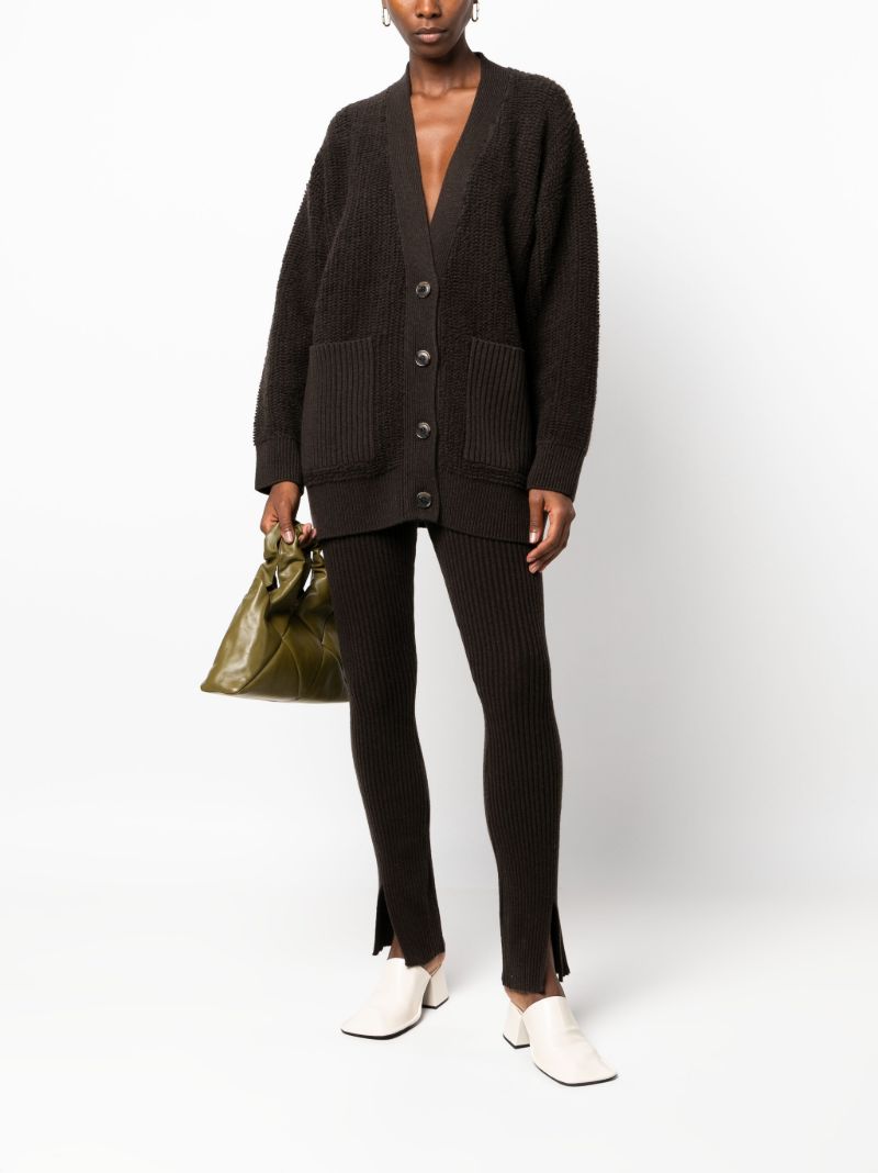 Black Sima Cashmere Skinny Trousers