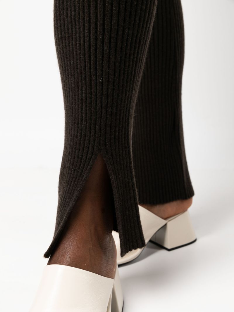 Black Sima Cashmere Skinny Trousers