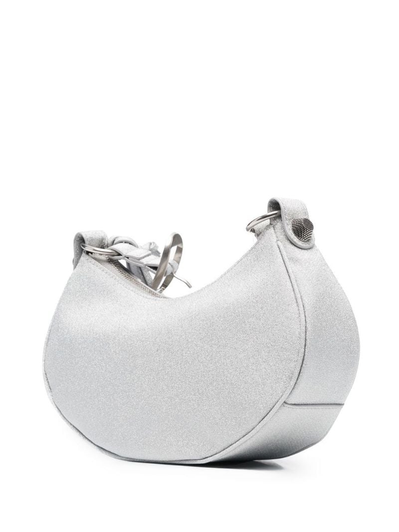 Silver Le Cagole Xs Shoulder Bag