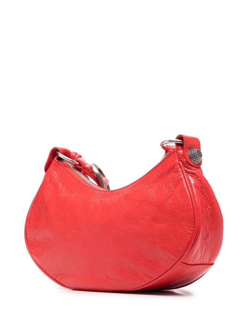 Red Le Cagole Xs Leather Shoulder Bag
