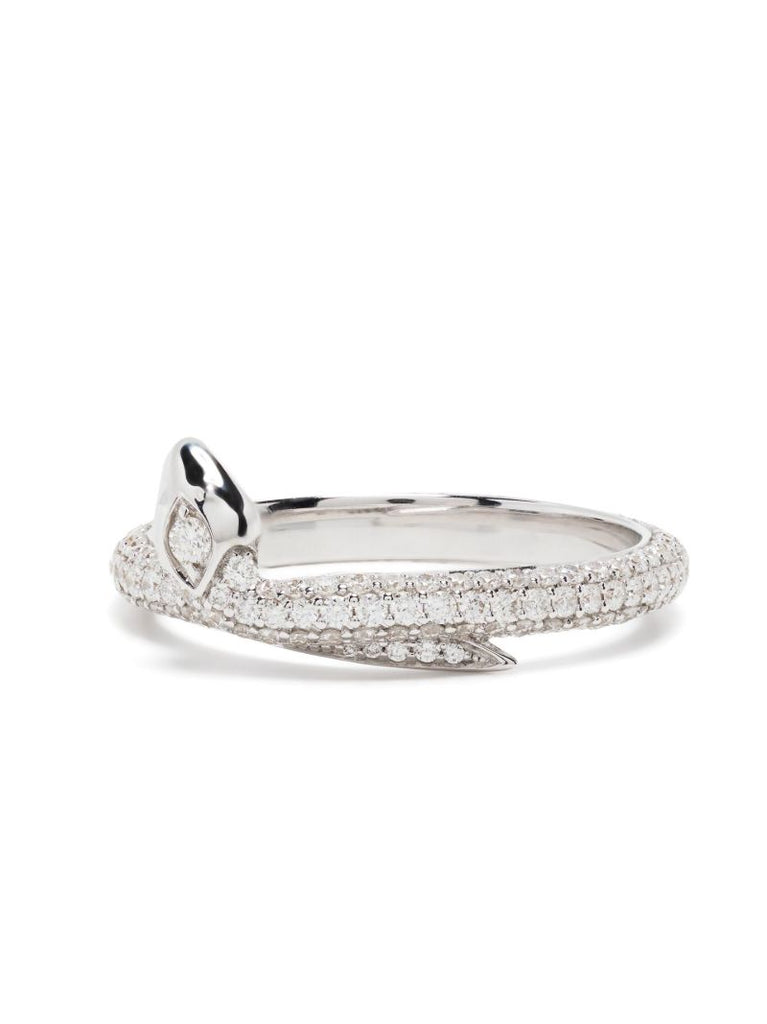 18k White Gold Diamond Ring