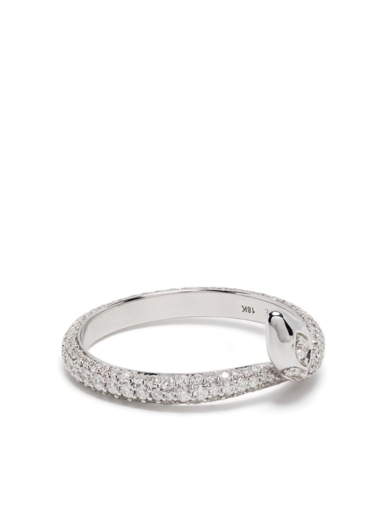 18k White Gold Diamond Ring