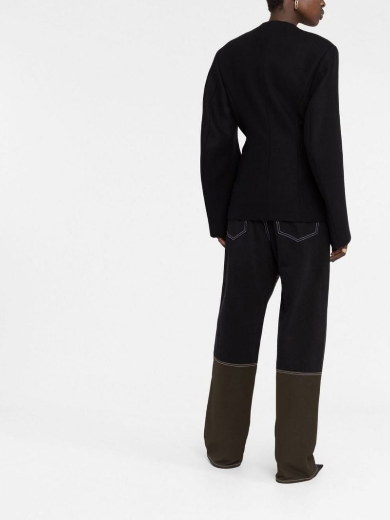 Black Dallas Single-breasted Blazer