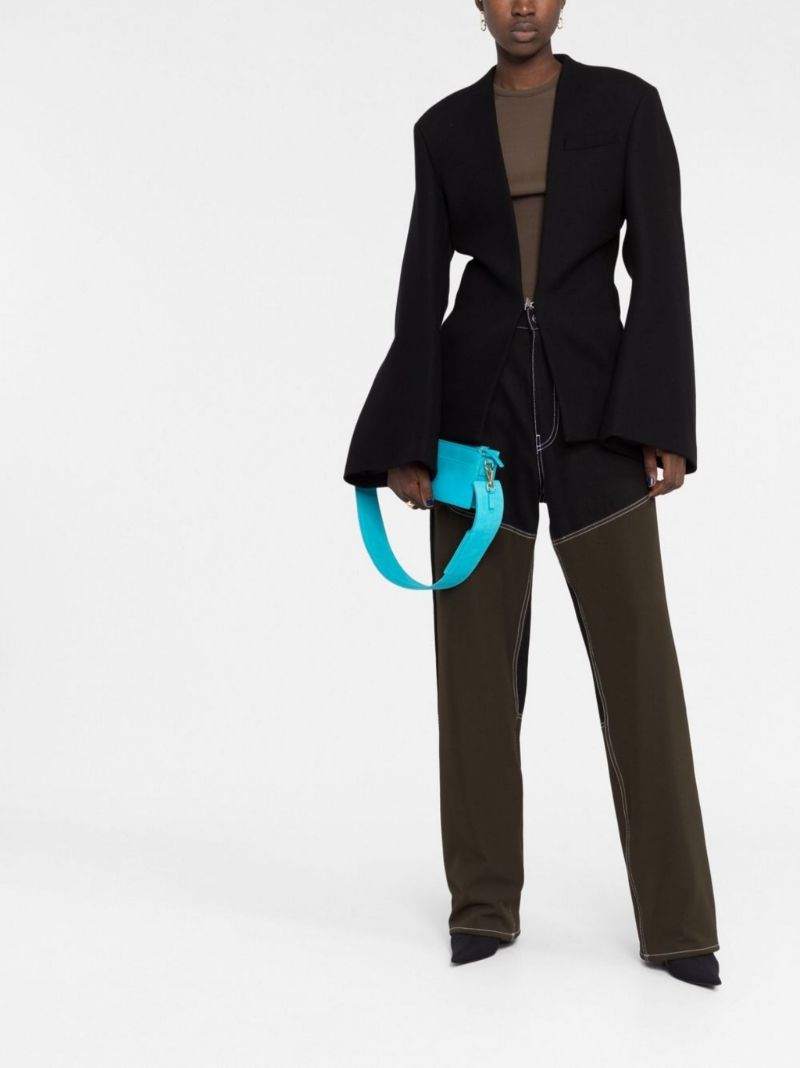 Black Dallas Single-breasted Blazer